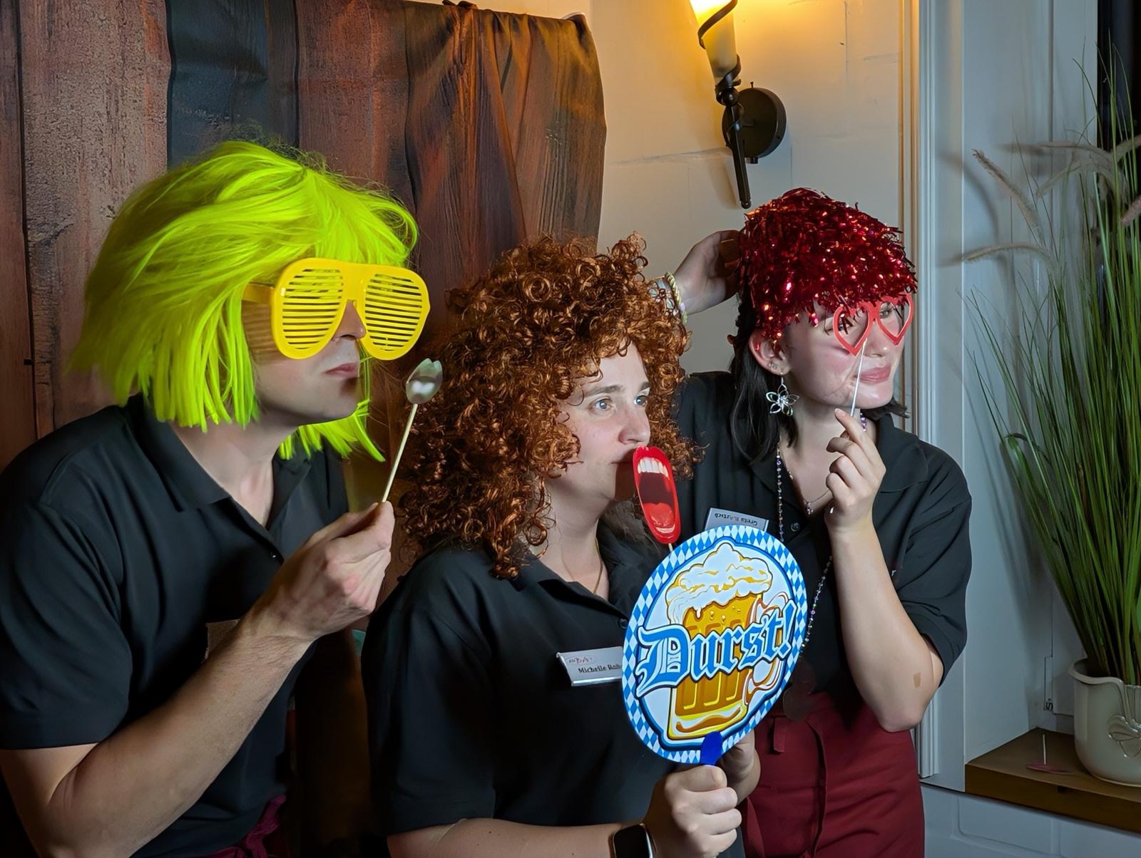 Fotobox-Spaß – Greta und Team