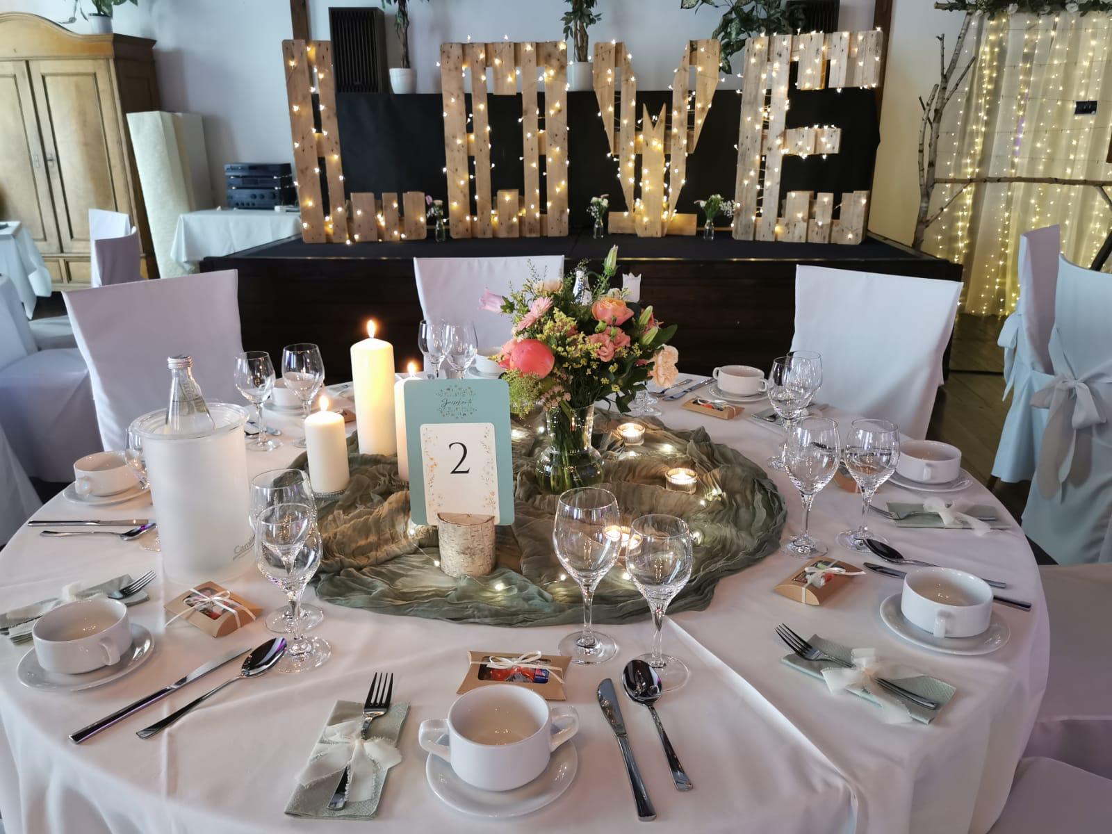 Hochzeitstafel Luhmanns zur Post